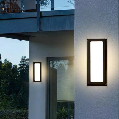 ไฟ LED ติดผนัง 18W 30W ทันสมัย ​​AC85-265V Sconces กลางแจ้งที่ทันสมัย ​​Black