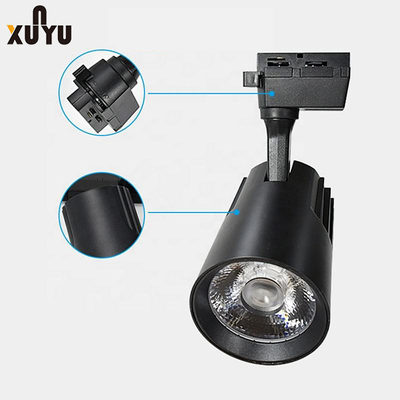 สปอตไลท์ LED ติดตาม 75xH135mm 32W COB โคมไฟติดตามพื้นผิวติดตั้ง