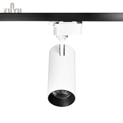 ไฟติดตามแบบฝังสีขาว Cob AC165-265V ปรับได้ 360 องศา