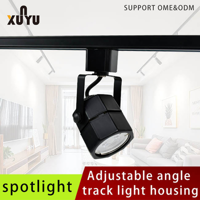 6W Gu10 Led Spotlight ติดตามโคมไฟเพดานสำหรับโรงแรมเชิงพาณิชย์