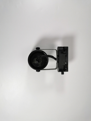 Gu10 Spotlight ติดตาม Light Housing วัสดุเหล็ก ดำ ขาว