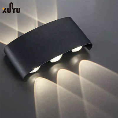 Led 4W 6W Double Head Garden Ip65 โคมไฟติดผนังกลางแจ้ง