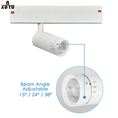 2700K-6000K ไฟ LED ติดตามแม่เหล็ก 7W 9W ไฟสปอตไลท์ติดตาม