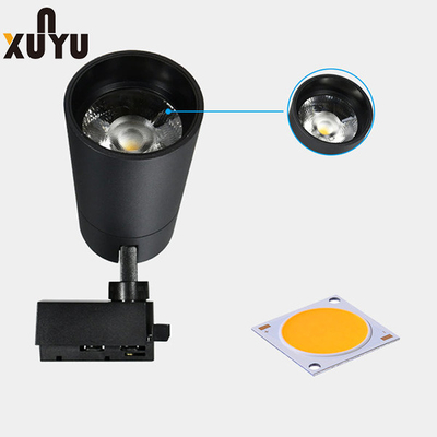 ไฟสปอตไลท์ LED ติดตาม 80LM / W เชิงพาณิชย์ 20W ไฟส่องเฉพาะจุดบนเพดาน