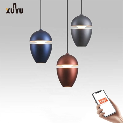 ห้องนอน 8W Water Drop Pendant Light 3000k-6000k Aluminium Shade