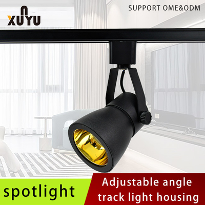 Horn Shape Gu10 ติดตาม Light Fixtures 3000-6000K Mr16 ติดตาม Light Fixtures