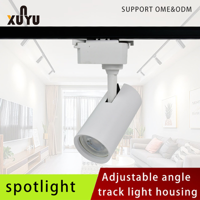 CCT Gu10 ติดตาม Light Fixtures 3000K 4000K 6000K ที่อยู่อาศัยโคมไฟติดตาม