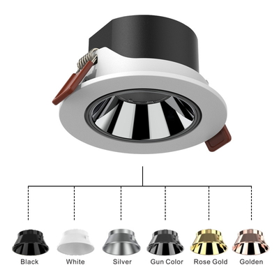 AC100-240V LED โคมดาวน์ไลท์แบบฝัง 85X40 มม. โคมดาวน์ไลท์แบบฝัง