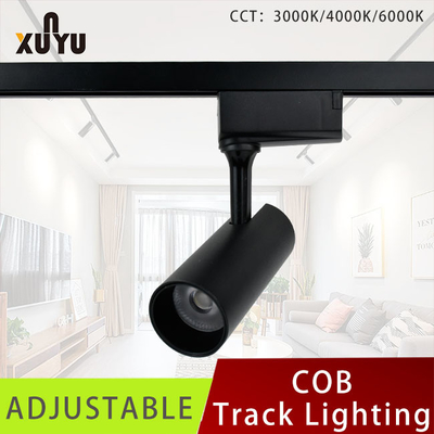 ไฟ LED ติดตามอลูมิเนียมสีดำ / ขาว 80LM / W