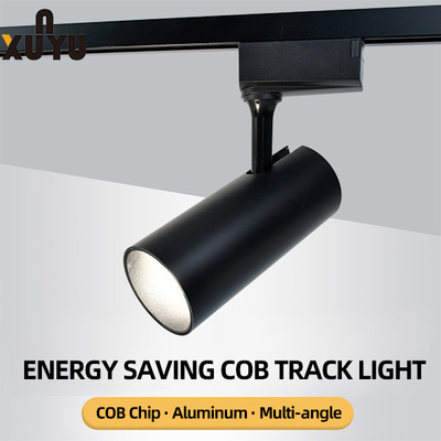 3000K / 4000K / 5000K LED ติดตาม Spotlight COB โคมไฟติดตามพื้นผิว