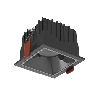 โคมดาวน์ไลท์ LED อลูมิเนียมหล่อหรี่แสงได้ 10W 12W ดาวน์ไลท์ฝังฝ้า