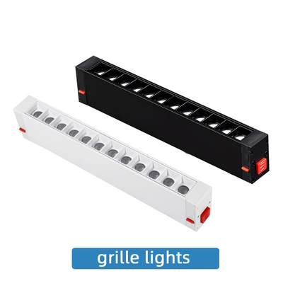 9w 18w LED Magnetic Track Light โคมไฟกระจังหน้าปิดภาคเรียน Frameless สำหรับห้องนั่งเล่น