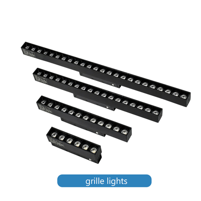สีดำ 6w 12w 18w Magnetic Track Spotlight Commercial Smart No Master Light