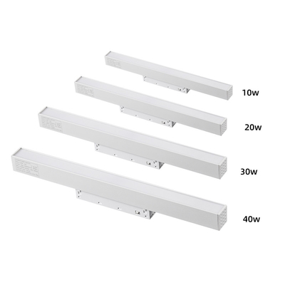 Hotel Villa 48V Magnetic Track Light 10w 20w 30w โคมไฟเชิงพาณิชย์เชิงเส้นสีขาว