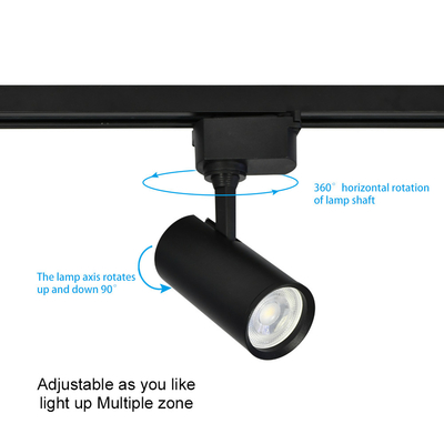 GU10 Spotlight Shell แหล่งกำเนิดแสงแบบเปลี่ยนได้ MR16 Track Light Fixture อลูมิเนียม