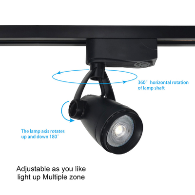 MR16G5.3 GU10 ขาตั้งไฟติดตามโรงแรม LED Track Spotlight Housing