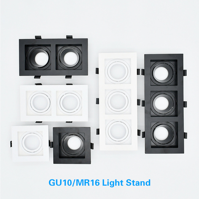 ปิดภาคเรียน 1 หัว / 2 หัว / 3 หัว Mr16 ชุดไฟ LED สำหรับที่อยู่อาศัยเพื่อการพาณิชย์