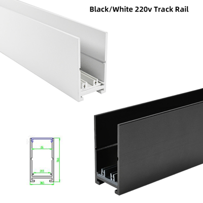 รางแม่เหล็ก LED สำหรับใช้ในครัวเรือน 1m-3m Track Rail Hoisting / Surface Mounted