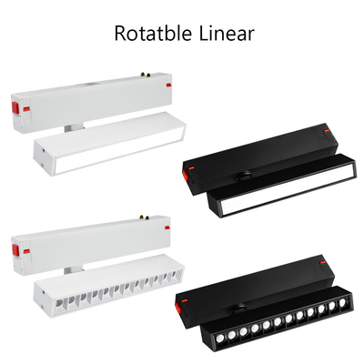 Smart Tuya Magnetic LED Track Light ตะแกรงพับห้องนั่งเล่นไม่มีการออกแบบไฟหลัก