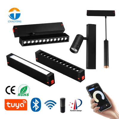 ไฟสปอร์ตไลท์กระจังหน้าไฟเชิงเส้นแรงดันสูงสีดำ 220v ไม่มีไฟหลัก