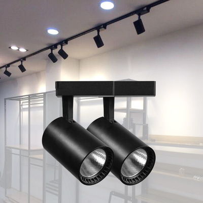 ไฟติดตาม LED แบบติดตั้งบนพื้นผิว EMC Super Bright / White / Warm Light COB LED Spotlight