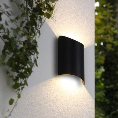 6000K LED โคมไฟติดผนังกลางแจ้งกันน้ำสวนทางเดิน Light Villa อลูมิเนียม Wall Light