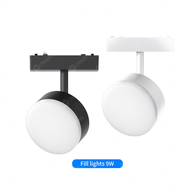 IP20 แม็กเนติก LED ไฟโฟลท์ 9W ดํา เติมแสง