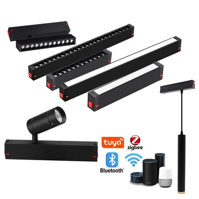 Tuya ZIGBEE แม็กเนติกสมาธิ แฟลด์ไฟ LED โดยไม่มีไฟหลัก