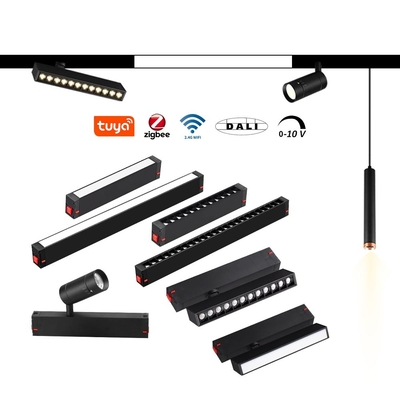 Smart Tuya App แม็กเนติก Track Light โดยไม่มีไฟหลัก 12W 3000K Spotlight