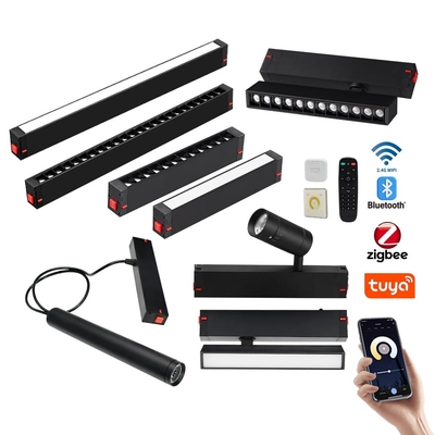 Ce Tuya Smart Manufacturer 220V แม็กเนติก Track Light System การส่องแสงทางการค้า Track Lighting With Contactor Magnetic