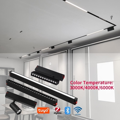 220 วอลต์ แม็กเนตสมาธิ Track Light บ้านไม่มีไฟหลัก Lighting LED Line Light