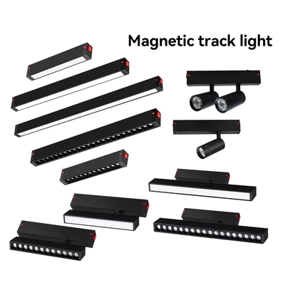 10W 20W แม็กเนติก Track ห้องนั่งเล่น Grille แสงน้ําท่วม แสง Track ลับโดยไม่มีแสงหลัก