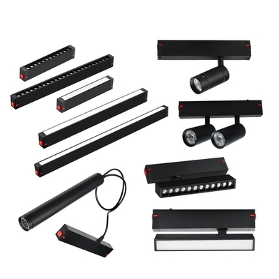 แม็กเนติก Track Light หลอดไฟ LED ลงตัว 3000K 4000K 6000K แสงน้ําท่วม