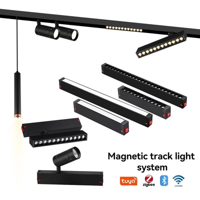 25 มม แม็กเนติก Track Light 220V โฟรคไลท์ ห้องนั่งเล่นบ้าน