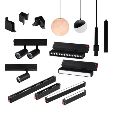 โลเตจสูง 220V แม็กเนติก Track Light สีความมืดแบบฉลาด Spotlight Track Light
