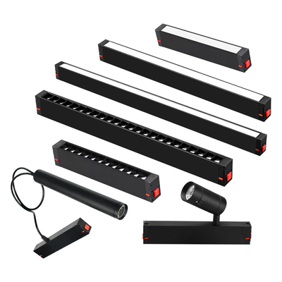 220V โวลเตชั่นสูง ลงประกอบ Masterless แม็กเนต Track Grille ไฟโฟลท์สําหรับห้องรับแขกบ้าน