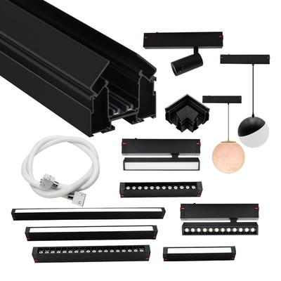 220V Tuya Smart แม็กเนติก Track Lamp 10W 20W ดํา