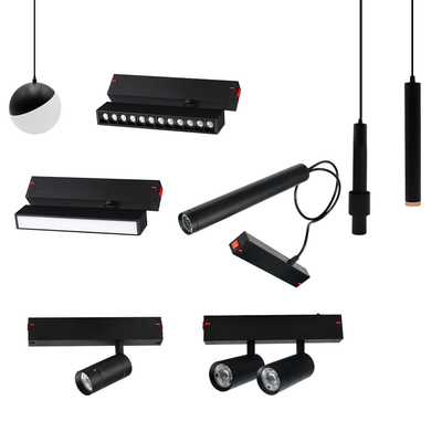 ขายปลีก ซ่อนและเปิดแสงห้องนั่งเล่นฉลาด 220V แม็กเนต Track Light